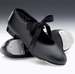 Black Low Heel Tap Shoes